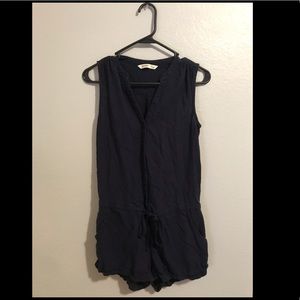 Navy Romper